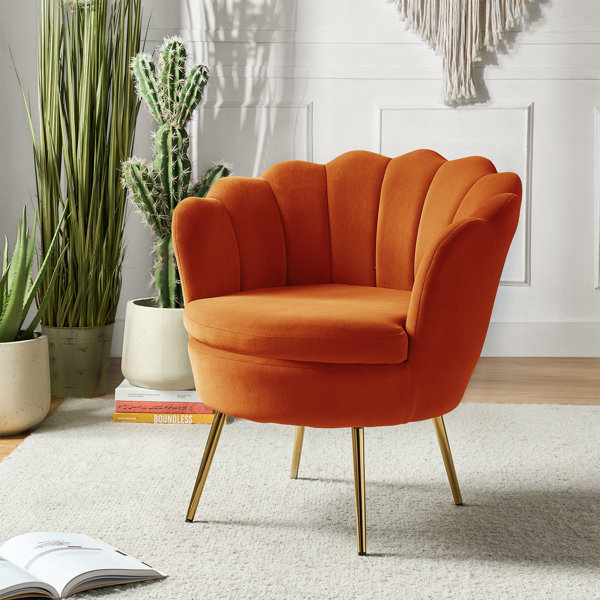 Orange chairs outlet wayfair